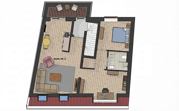Floorplan - Brinkgreverweg 106D, 7413 AE Deventer